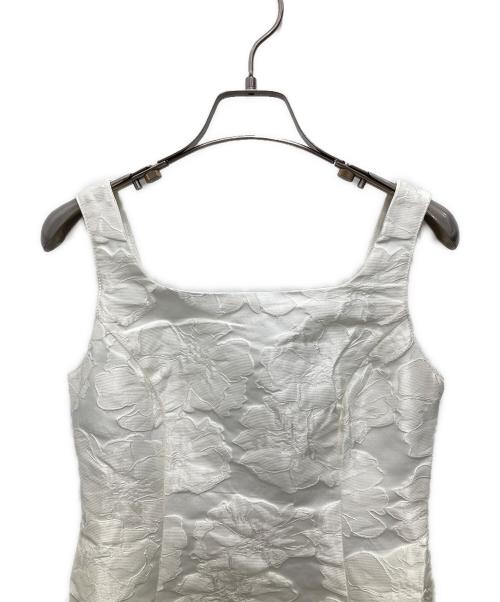 MISTREASS（ミストレアス）MISTREASS (ミストレアス) Flower Jacquard Princess Dress ホワイト サイズ:F 未使用品の古着・服飾アイテム