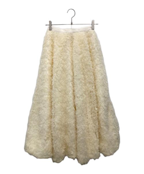 MISTREASS（ミストレアス）MISTREASS (ミストレアス) All Frilly Voluminous Skirt/オール フリリー ヴォルミナス スカート アイボリー サイズ:Fの古着・服飾アイテム