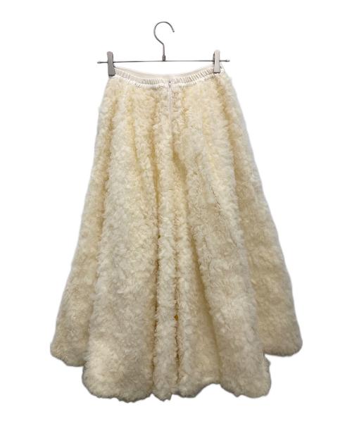 MISTREASS（ミストレアス）MISTREASS (ミストレアス) All Frilly Voluminous Skirt/オール フリリー ヴォルミナス スカート アイボリー サイズ:Fの古着・服飾アイテム