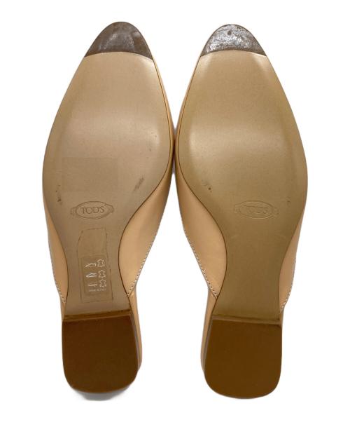 TOD'S（トッズ）TOD'S (トッズ) ミュール ベージュ サイズ:36 1/2の古着・服飾アイテム