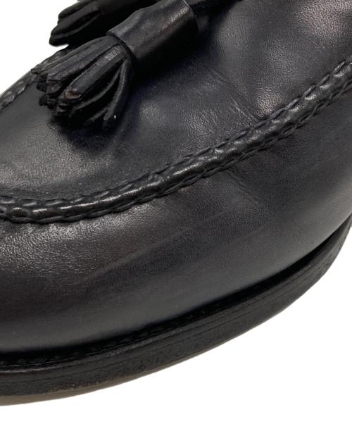Santoni（サントーニ）Santoni (サントーニ) タッセルローファー ブラック サイズ:6 1/2の古着・服飾アイテム