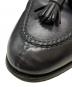 中古・古着 Santoni (サントーニ) タッセルローファー ブラック サイズ:6 1/2：12000円