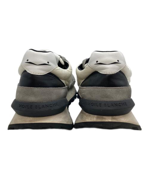 VOILE BALANCHE（ボイル ブランシェ）VOILE BALANCHE (ボイル ブランシェ) OWARKローカットスニーカー ホワイト×グレー サイズ:41の古着・服飾アイテム