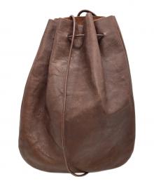 arts&crafts（アーツアンドクラフツ）の古着「DROP SHAPE POUCH M/ドロップ シェイプ ポーチ エム」｜ブラウン