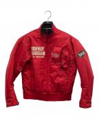 YELLO CORNイエローコーン）の古着「HIGHWAY MAGICIAN ジャケット」｜レッド