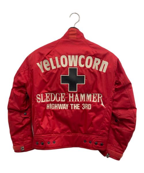 YELLO CORN（イエローコーン）YELLO CORN (イエローコーン) HIGHWAY MAGICIAN ジャケット レッド サイズ:Sの古着・服飾アイテム