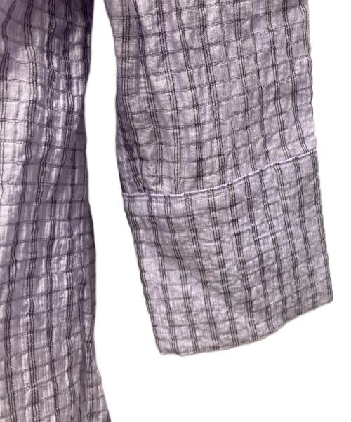 RAY BEAMS（レイ ビームス）RAY BEAMS (レイ ビームス) チェックバックレースワンピース パープル サイズ:不明（実寸をご確認ください）の古着・服飾アイテム