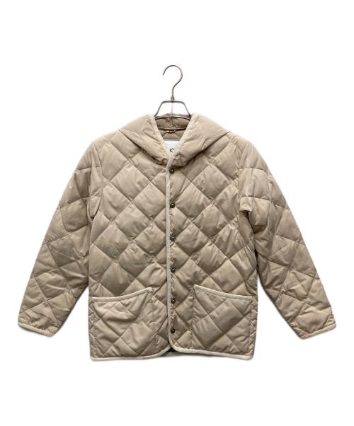 TAION（タイオン）TAION (タイオン) ダウンジャケット ベージュ サイズ:Fの古着・服飾アイテム