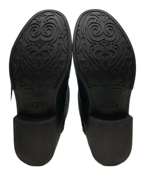 UGG（アグ）UGG (アグ) ラバースエードレインショートブーツ ブラック サイズ:25の古着・服飾アイテム