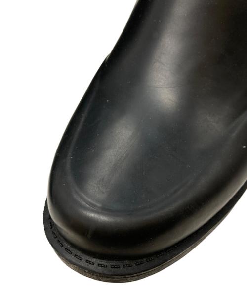 UGG（アグ）UGG (アグ) ラバースエードレインショートブーツ ブラック サイズ:25の古着・服飾アイテム