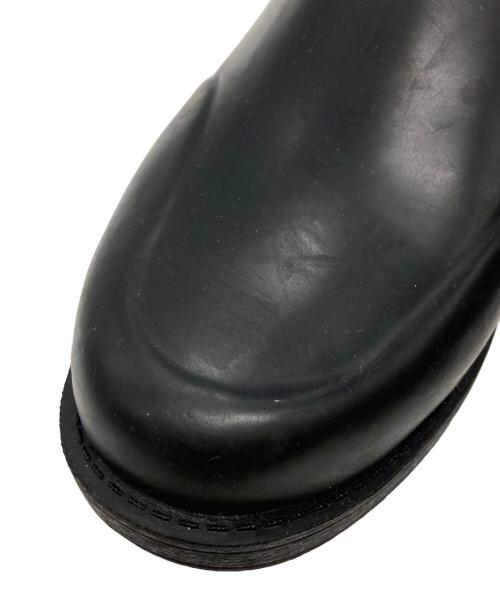 UGG（アグ）UGG (アグ) ラバースエードレインショートブーツ ブラック サイズ:25の古着・服飾アイテム