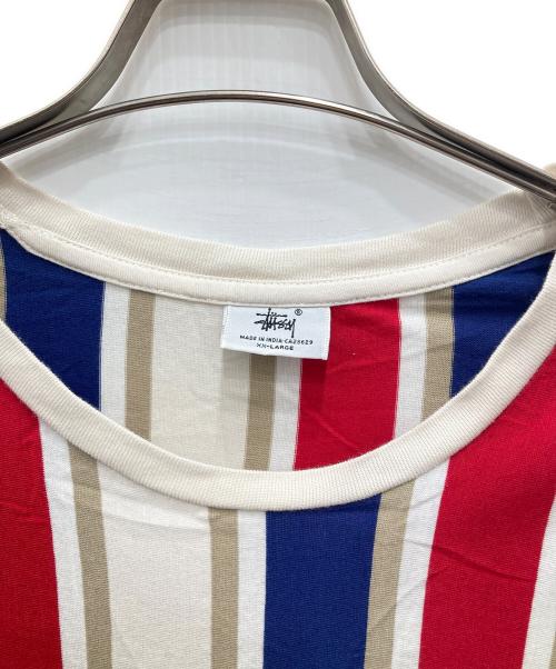 stussy（ステューシー）stussy (ステューシー) 刺繍Tシャツ マルチカラー サイズ:XXLの古着・服飾アイテム