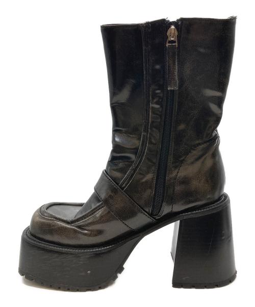 SLY（スライ）SLY (スライ) CHUNK SOLE LOAFER ブーツ ブラック サイズ:Mの古着・服飾アイテム