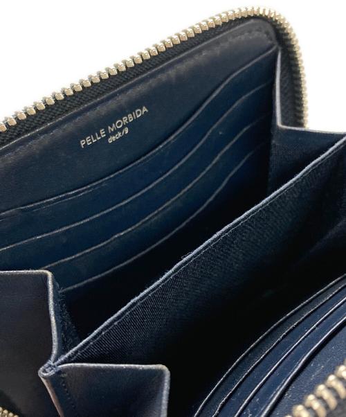 PELLE MORBIDA（ペッレモルビダ）PELLE MORBIDA (ペッレモルビダ) コインケース ネイビーの古着・服飾アイテム