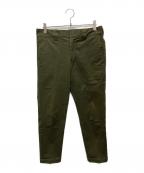 Dickies×RHC Ron Hermanディッキーズ×アールエイチシー ロンハーマン）の古着「別注ストレッチツイルスリムテーパードワークチノ パンツ」｜オリーブ
