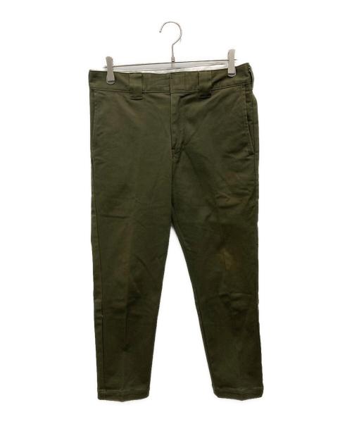 Dickies（ディッキーズ）Dickies (ディッキーズ) RHC Ron Herman (アールエイチシー ロンハーマン) 別注ストレッチツイルスリムテーパードワークチノ パンツ オリーブ サイズ:32の古着・服飾アイテム