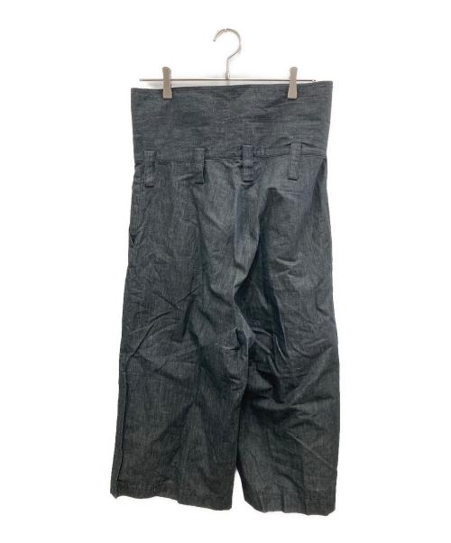 Y's（ワイズ）Y's (ワイズ) リネン混パンツ ブラック サイズ:1の古着・服飾アイテム