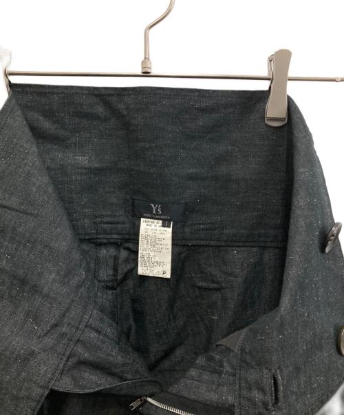 Y's（ワイズ）Y's (ワイズ) リネン混パンツ ブラック サイズ:1の古着・服飾アイテム