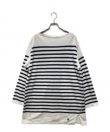 ORCIVAL（オーシバル）の古着「ボーダーカットソー」｜ホワイト