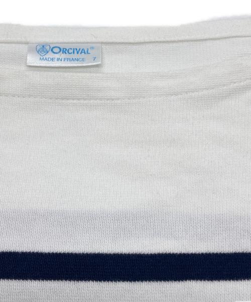 ORCIVAL（オーシバル）ORCIVAL (オーシバル) ボーダーカットソー ホワイト サイズ:7の古着・服飾アイテム