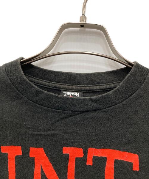 stussy（ステューシー）stussy (ステューシー) オールドワールドツアーTシャツ ブラック サイズ:Lの古着・服飾アイテム