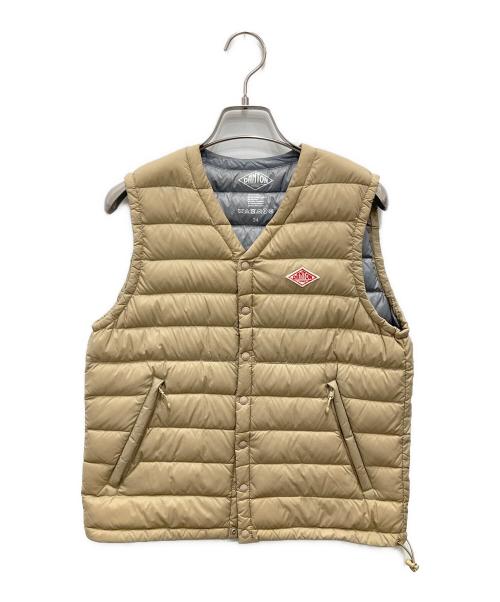 DANTON（ダントン）DANTON (ダントン) ダウンベスト ベージュ サイズ:34の古着・服飾アイテム