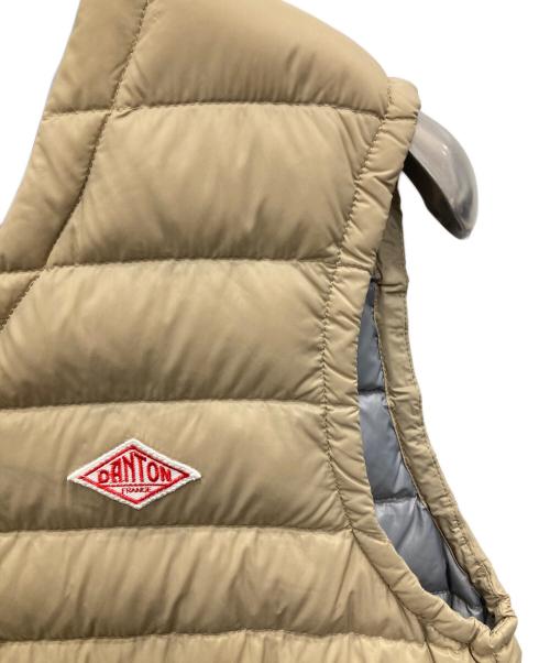 DANTON（ダントン）DANTON (ダントン) ダウンベスト ベージュ サイズ:34の古着・服飾アイテム