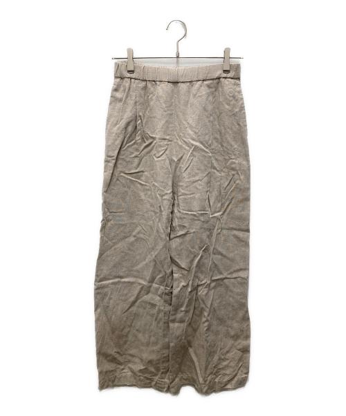 Plage（プラージュ）Plage (プラージュ) リネンリラックスワイドパンツ ベージュ サイズ:36の古着・服飾アイテム