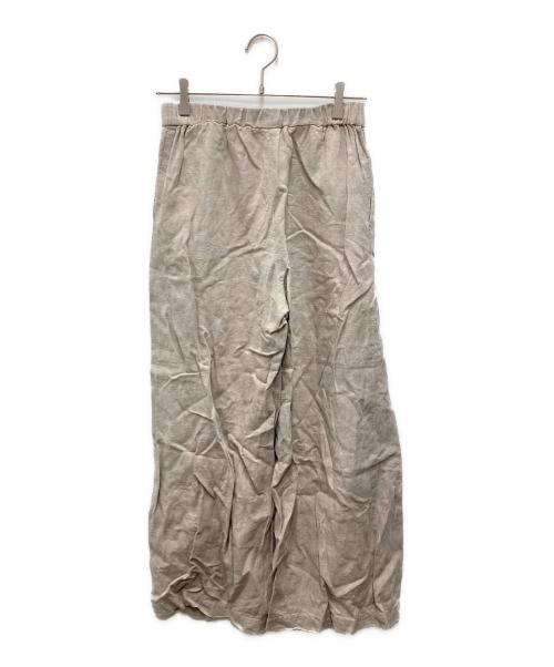 Plage（プラージュ）Plage (プラージュ) リネンリラックスワイドパンツ ベージュ サイズ:36の古着・服飾アイテム