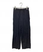 Spick and Spanスピック＆スパン）の古着「レーヨンイージーパンツ」｜ブラック