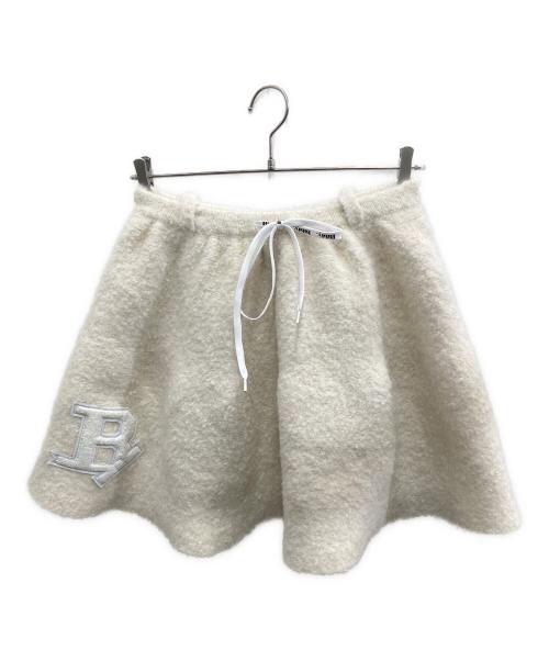 Bibiy.（ビビィ）Bibiy. (ビビィ) STELLAR MINI SKIRT アイボリー サイズ:Fの古着・服飾アイテム