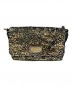 DOLCE & GABBANAドルチェ＆ガッバーナ）の古着「スパンコールチェーンショルダーバッグ」｜ゴールド