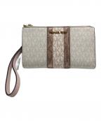 MICHAEL KORSマイケル・コース）の古着「2つ折り財布」｜ホワイト×ピンク