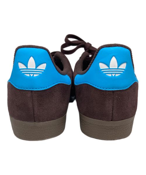 adidas（アディダス）adidas (アディダス) GAZELLE SHADOW BROWN ブラウン×ブルー サイズ:27.5の古着・服飾アイテム