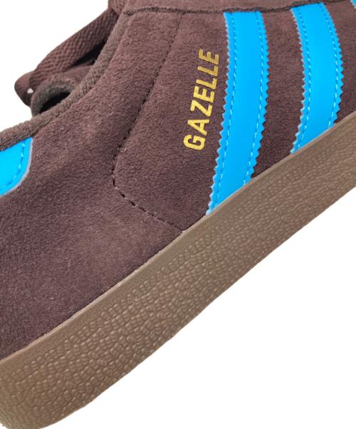 adidas（アディダス）adidas (アディダス) GAZELLE SHADOW BROWN ブラウン×ブルー サイズ:27.5の古着・服飾アイテム