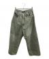 X-LARGE（エクストララージ）の古着「BAGGY DENIM PANTS　バギーデニムパンツ」｜グリーン