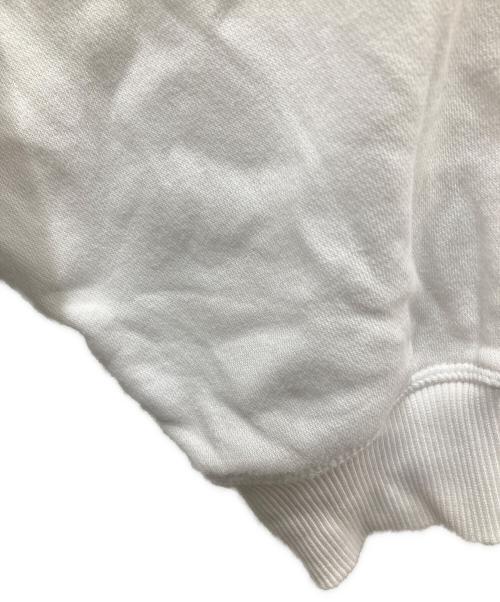 Calvin Klein（カルバンクライン）Calvin Klein (カルバンクライン) ロゴ刺繍クルーネックスウェット ホワイト サイズ:Mの古着・服飾アイテム