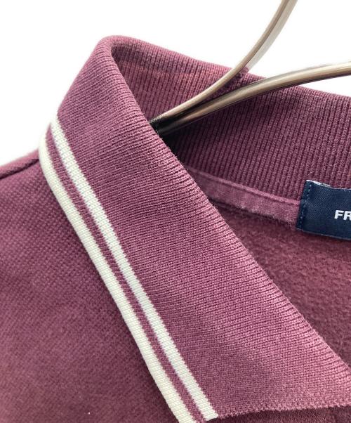 FRED PERRY（フレッドペリー）FRED PERRY (フレッドペリー) 長袖ポロシャツ ボルドー サイズ:Lの古着・服飾アイテム