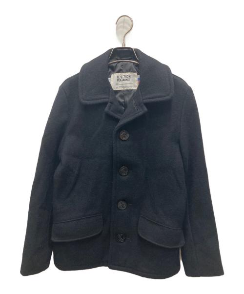 Schott（ショット）Schott (ショット) シングルPコート ブラック サイズ:36の古着・服飾アイテム