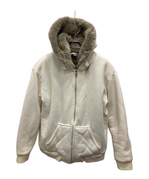 ARMANI EXCHANGE（アルマーニ エクスチェンジ）ARMANI EXCHANGE (アルマーニ エクスチェンジ) フーデッドジャケット アイボリー サイズ:Mの古着・服飾アイテム