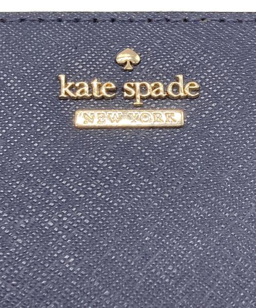 Kate Spade（ケイトスペード）Kate Spade (ケイトスペード) 長財布 ネイビーの古着・服飾アイテム