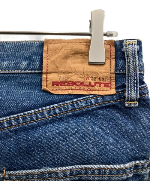 RESOLUTE（リゾルト）RESOLUTE (リゾルト) デニムパンツ ブルー サイズ:W32×L31の古着・服飾アイテム