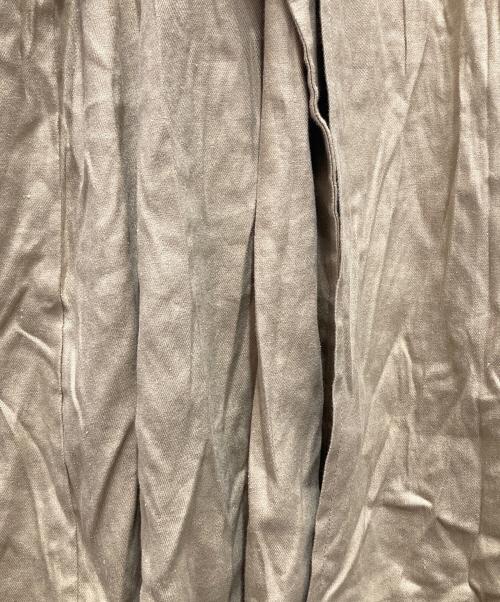 ROPE（ロペ）ROPE (ロペ) リネントレンチロングジレ ベージュ サイズ:Fの古着・服飾アイテム