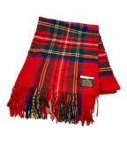 Glen princeグレンプリンス）の古着「クラシック・タータン・ラムズウール・ストール」｜レッド