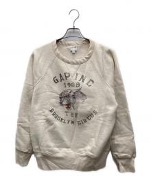 GAP×BKC（ギャップ×ビーケイシー）の古着「クルーネックスウェット」｜アイボリー