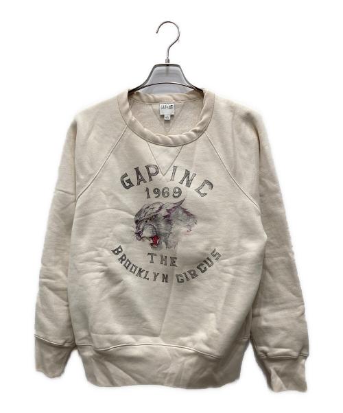 GAP（ギャップ）GAP (ギャップ) BKC (ビーケイシー) クルーネックスウェット アイボリー サイズ:S 未使用品の古着・服飾アイテム
