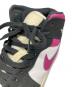 中古・古着 NIKE (ナイキ) AIR JORDAN 1 MID ホワイト×パープル サイズ:25cm：3000円