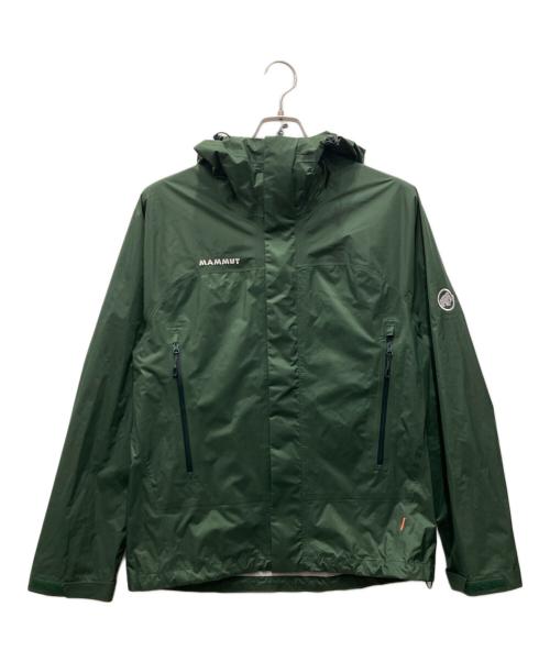 MAMMUT（マムート）MAMMUT (マムート) マイクロレイヤー2.0 ハードシェルフーデッドジャケット グリーン サイズ:Lの古着・服飾アイテム