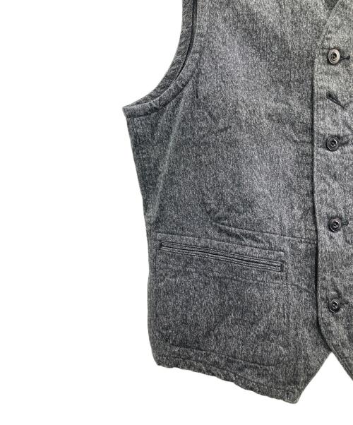 SUGAR CANE（シュガーケーン）SUGAR CANE (シュガーケーン) 9oz. BLACK COVERT WORK VEST グレー サイズ:38の古着・服飾アイテム