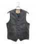 SUGAR CANE（シュガーケーン）の古着「9oz. BLACK COVERT WORK VEST」｜グレー